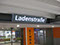 Leuchtkasten Eingang 