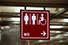WC beleuchtetes Piktogramm
